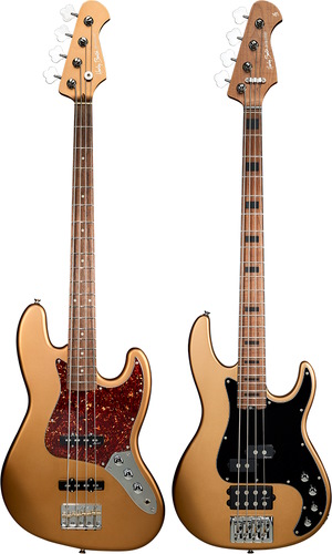 Anniversary line of democratic guitars and basses Harley Benton