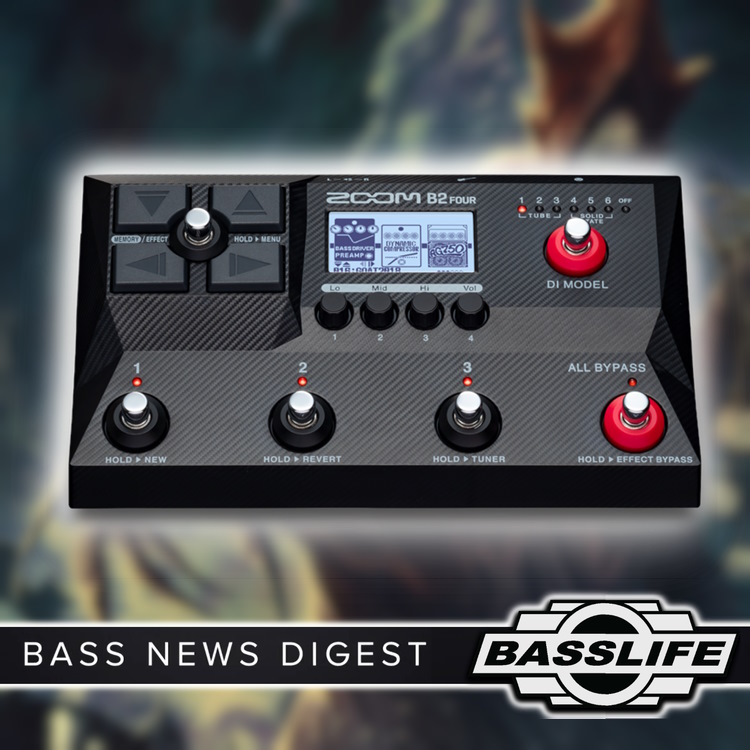Bassweek #3: Zoom B2 Four bass processor, Ibanez EHB1005F bass, Flea podcast, Flanger X, Foregone