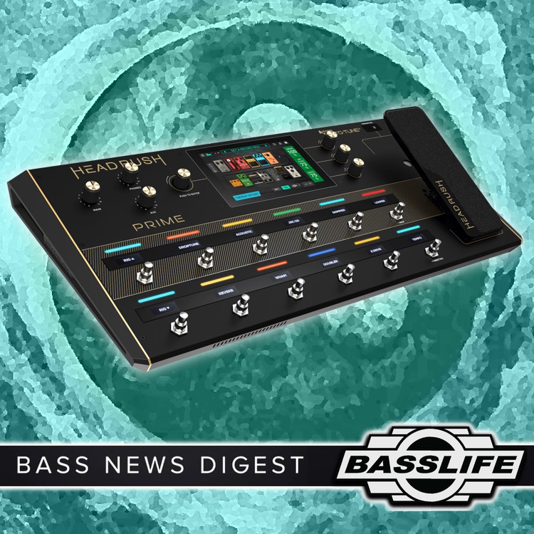 Bassweek #6: HeadRush Prime processor, Fodera Anniversary Emperor Deluxe Bass, VST MIKKO2, JHS Bad Monkey, Shure GLX-D+